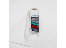 Filz SULKY® FELTY, waschbar, 25cm x 3m - Farbe 401 weiß 